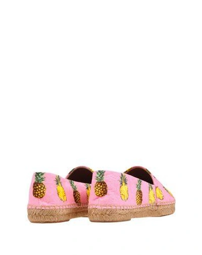 Shop Dolce & Gabbana Woman Espadrilles Pink Size 9.5 Viscose, Cotton