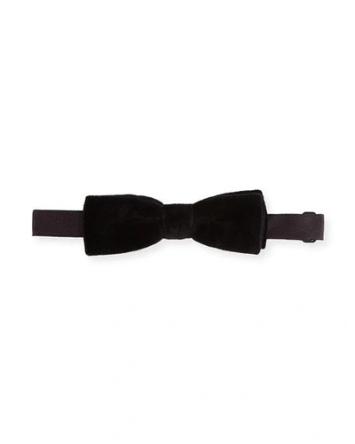 Dolce & Gabbana Velvet Bow Tie, Black