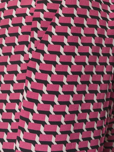 Shop Etro Geometric-print Palazzo Pants In Pink