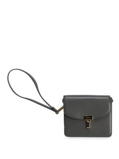 Shop Balenciaga Lock Handbag In Grey