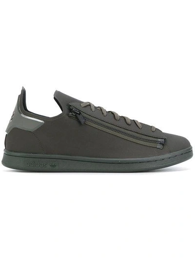 Shop Y-3 Stan Zip Sneakers In Green