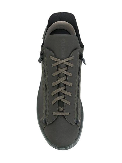 Y-3 Stan Zip Low-top Neoprene Trainers In Green