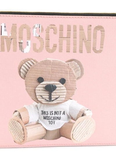 Shop Moschino Teddy Bear Clutch Bag
