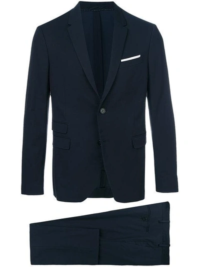 Shop Neil Barrett Zweiteiliger Anzug In Blue