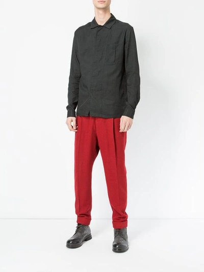Shop Haider Ackermann Drop-crotch Tailored Trousers