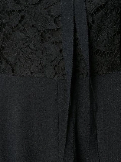 Shop Valentino Lace Panel Dress