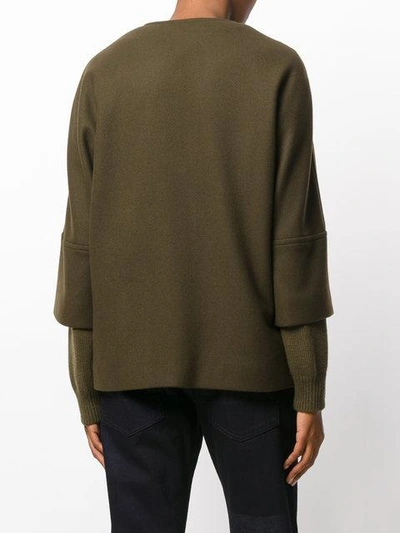 Shop Marni Cropped Sleeve Jacket