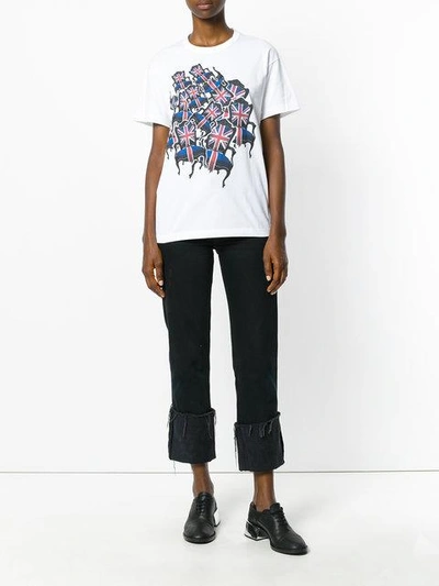 Shop Junya Watanabe Uk Chairs Print T-shirt - White