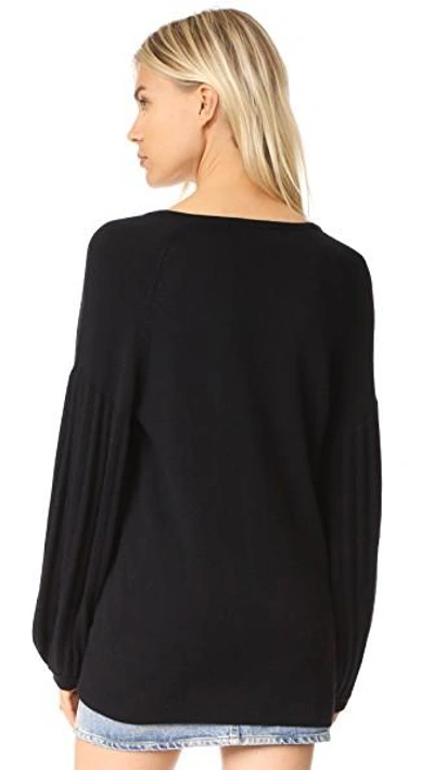 Shop Ella Moss Francesca Sweater In Black