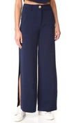 LAVEER WIDE LEG SLIT PANTS