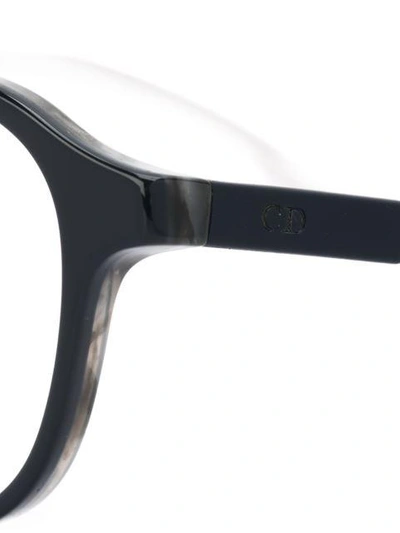 Shop Dior 'black Tie 214' Glasses