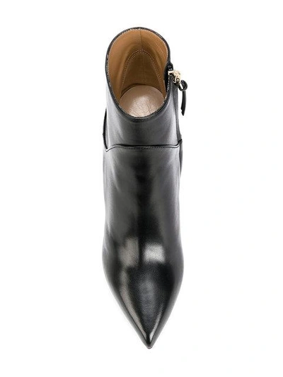 Shop Francesco Russo Stiletto Ankle Boots - Black