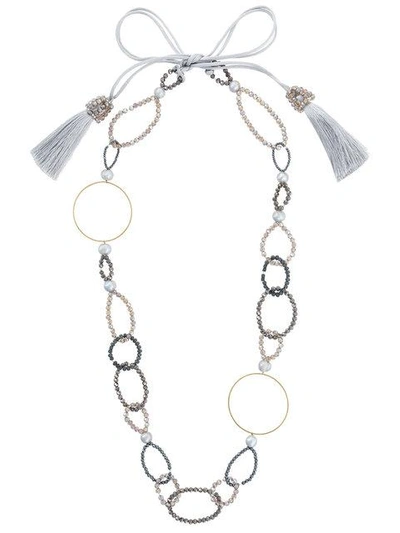 Shop Night Market Bead And Ring Long Necklace