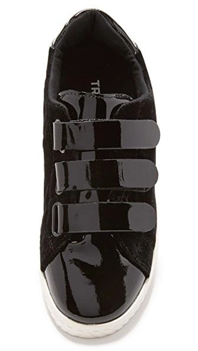 Shop Tretorn Carry Iv Velcro Sneakers In Nero/black