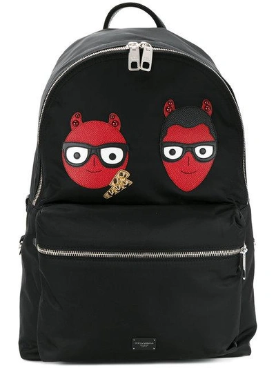 Shop Dolce & Gabbana Stylist Patch Backpack