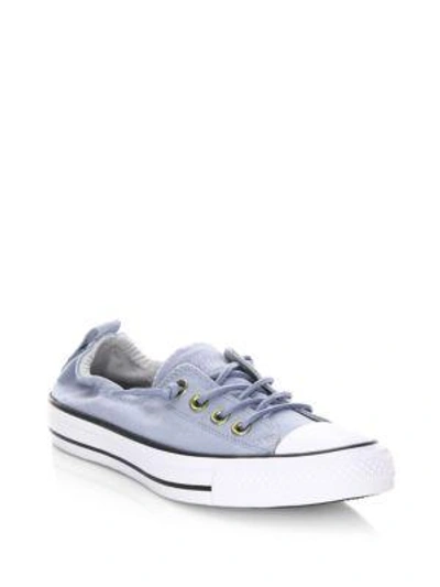 Converse Chuck Taylor All Star Shoreline Peached Twill Sneaker In Blue Skate