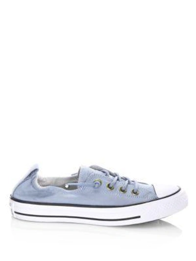 Shop Converse Canvas Slip-on Sneakers In Blue Skate