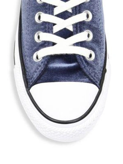 Shop Converse Classic Velvet Sneakers In Midnight
