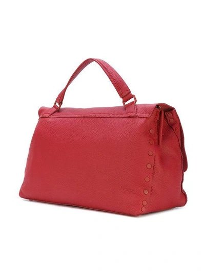 Shop Zanellato Double Latch Tote Bag In Red