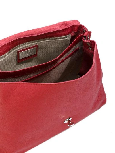 Shop Zanellato Double Latch Tote Bag In Red
