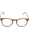 Garrett Leight 'hampton' Optical Glasses In Brown