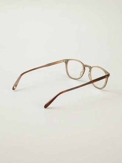 Shop Garrett Leight 'kinney' Optical Glasses In Brown