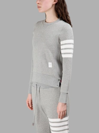 Shop Thom Browne Women's Grey Classic Sweatshirt