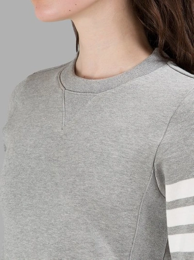 Shop Thom Browne Women's Grey Classic Sweatshirt