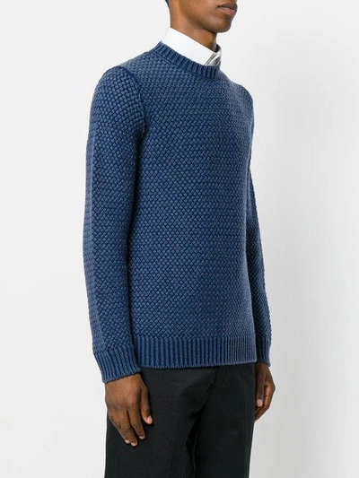 Shop Tod's Textured Crew Neck Sweater
