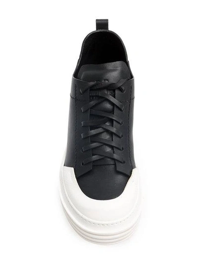 Shop Artselab Lace-up Platform Sneakers - Black