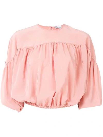 Shop Red Valentino Roll Sleeve Top