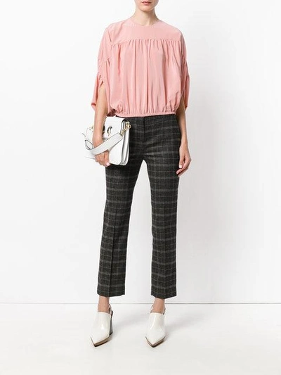 Shop Red Valentino Roll Sleeve Top