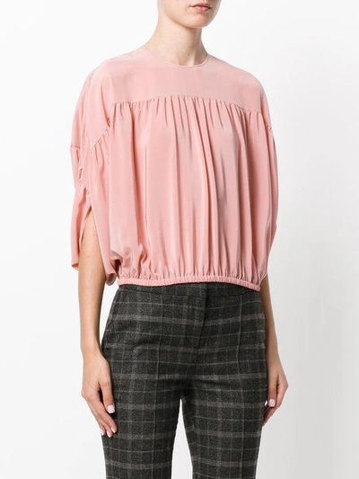Shop Red Valentino Roll Sleeve Top