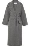 LOEWE OVERSIZED BELTED WOOL AND CASHMERE-BLEND COAT