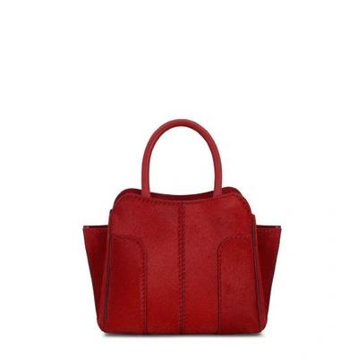 Shop Tod's Sella Bag Mini In Red