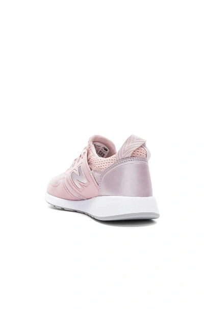 Shop New Balance 420 Sneaker In Faded Rose & Champagne Metallic