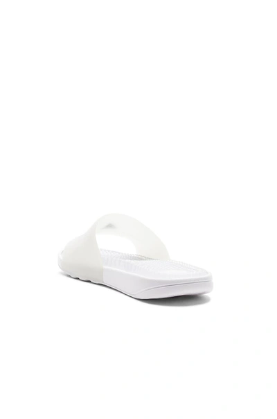Shop Adidas By Stella Mccartney Adissage Sandal In White & Grey Four