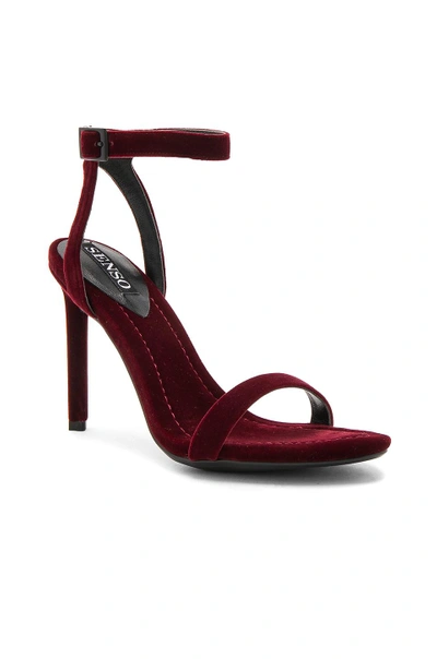 Shop Senso Tyra Heel In Burgundy