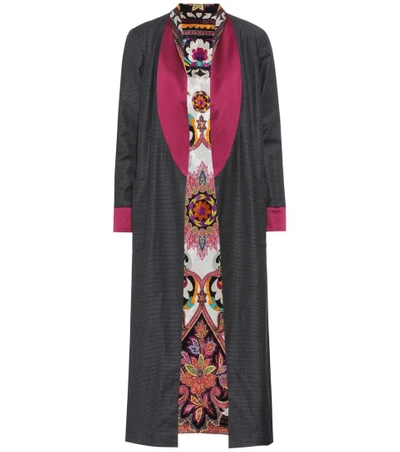 Shop Etro Printed Jacquard Robe