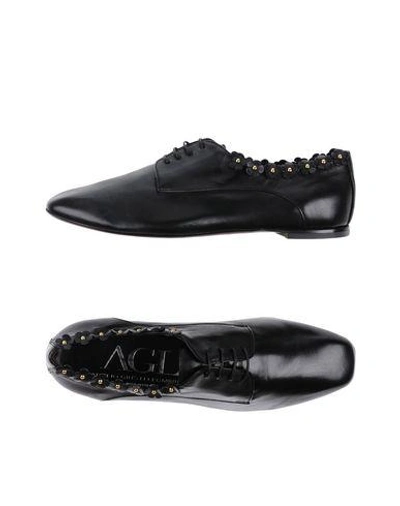 Shop Agl Attilio Giusti Leombruni Lace-up Shoes In Black