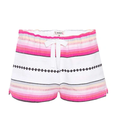 Lemlem 'adia' Stripe Drawstring Shorts In Pink