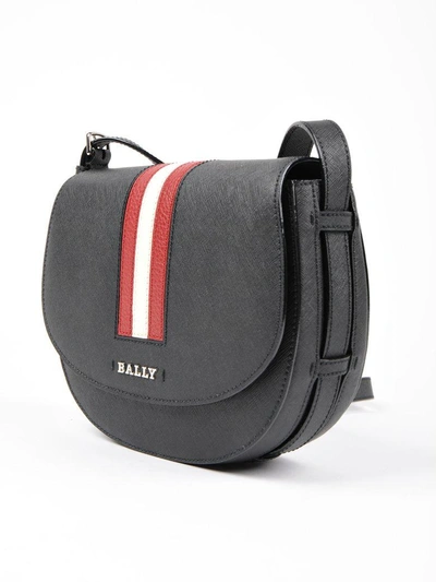 Shop Bally Supra Medium Crossbody Bag In Black