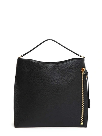 Shop Tom Ford 'alix Hobo' Shoulder Bag In Black