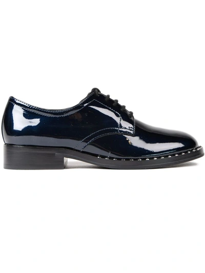 Ash Leather Derby Shoes In Blue