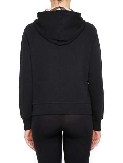 Shop Burberry Hoodie In Black|nero