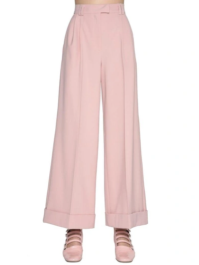 Shop Vivetta Trousers In Pink