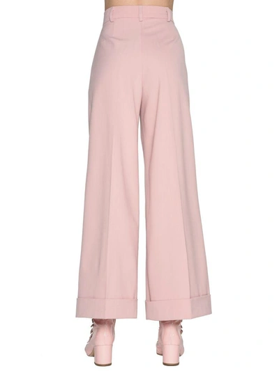 Shop Vivetta Trousers In Pink