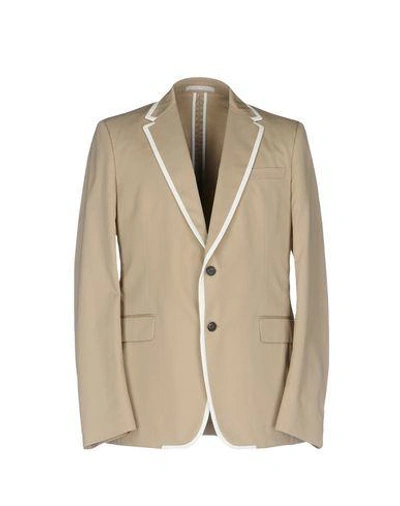 Shop Valentino Blazers In Beige