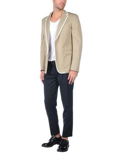 Shop Valentino Blazers In Beige