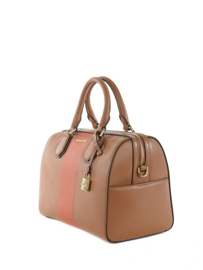 Shop Michael Kors Mercer Tote In Cuoio
